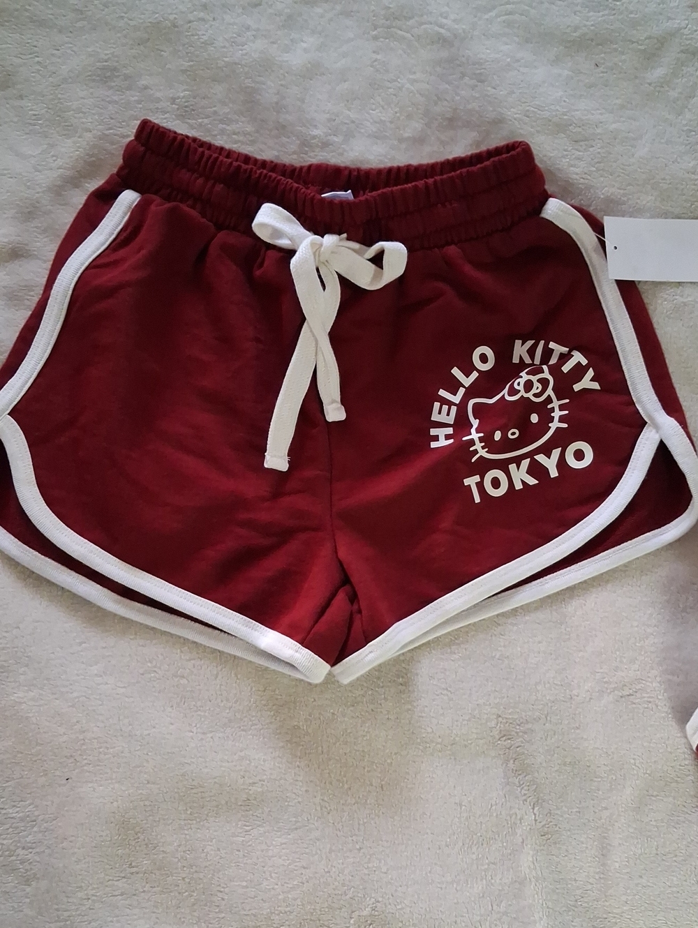 Hello Kitty Tokyo Women's Maroon Lounge Shorts BRAND NEW SIZE X-SMALL